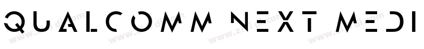 Qualcomm Next Mediu字体转换